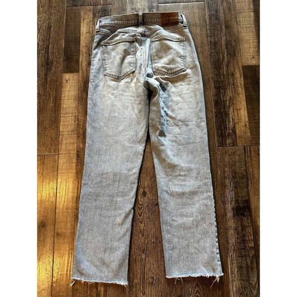 Aritzia Denim Forum The Arlo High Rise Straight Light Wash Size 26 X 26 - Picture 5 of 6